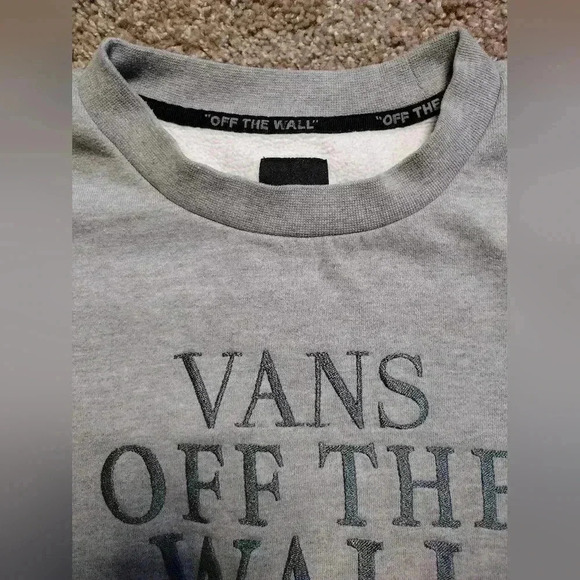 Vans Gray Crewneck pullover sweatshirt - Picture 6 of 10